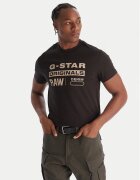 G-STAR Raw Tricou Originals D25969-C506 1214 Negru Regular Fit