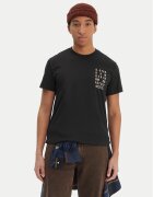 G-STAR Raw Tricou Text Chest D25968-C506 Negru Regular Fit