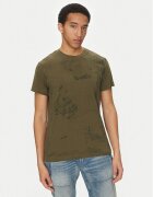 G-STAR Raw Tricou Wash D25973-C338 H343 Verde Regular Fit