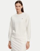 Gant Bluză Shield 4201414 Écru Relaxed Fit