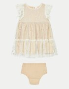GAP Rochie elegantă 646791-00 Écru Regular Fit