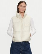 GAP Vestă 500882-01 Écru Regular Fit