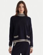 Gaudi Bluză cu gât 521BD53007 Relaxed Fit