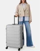 Gino Rossi Valiză mare CEO-GIN-L-003-05-SILVER Argintiu