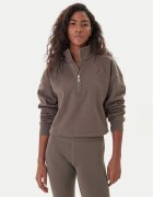 Girlfriend Collective Bluză Vega 2024 Bej Relaxed Fit