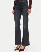 GUESS Blugi W6BAJ7 D2088 Negru Bootcut Fit