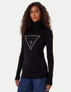 GUESS Bluză cu gât W5BR39 Z2NQ2 Regular Fit