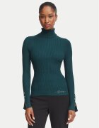 GUESS Bluză cu gât W6BR29 Z1417 Slim Fit