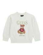 GUESS Bluză K5BQ00 KAX74 Écru Regular Fit