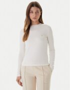 GUESS Bluză V6RI00 KD741 Écru Slim Fit