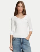 GUESS Bluză W6BI56 K6890 Alb Regular Fit