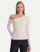 GUESS Bluză W6RP02 KC1J2 Écru Regular Fit