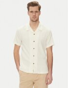 GUESS Cămașă M5GH67 WH340 Écru Regular Fit