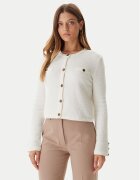 GUESS Cardigan W5BR0A Z4040 Écru Slim Fit