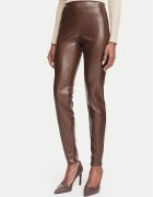 GUESS Colanți W4BB18 WGIK0 Kaki Slim Fit