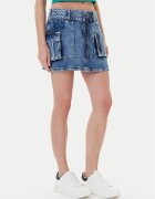 GUESS Fustă de blugi W5YD0L D5R01 Regular Fit