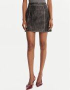 GUESS Fustă din imitație de piele W5YD46 WHDI0 Regular Fit