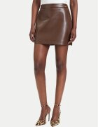 GUESS Fustă din imitație de piele W6YD09 W2902 Regular Fit