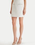 GUESS Fustă mini W6RD56 WJ632 Écru Regular Fit
