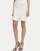 GUESS Fustă mini W6RD75 Z4422 Écru Regular Fit