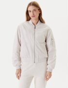 GUESS Geacă bomber W5YL08 WHDK2 Écru Regular Fit