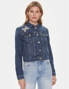 GUESS Geacă de blugi Delya W4RN54 D4VIG Regular Fit