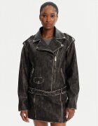 GUESS Geacă din imitație de piele W5YL04 WHDI0 Regular Fit