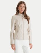 GUESS Geacă din imitație de piele W6RL52 WL850 Écru Regular Fit