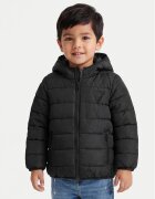 GUESS Geacă H4BT03 WCFM0 Negru Regular Fit