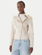 GUESS Geacă W6GL10 W1968 Écru Regular Fit