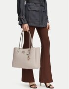GUESS Geantă Anise HWPD99 16230 Écru