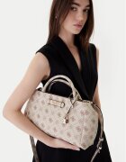 GUESS Geantă Carrie Logo HWGP98 98060 Écru