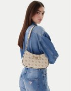 GUESS Geantă Carrie Logo HWGP98 98180 Écru