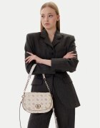 GUESS Geantă Emelie Logo HWGP99 28200 Écru