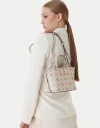 GUESS Geantă Emelie Logo Mini HWGP99 28750 Écru