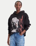 GUESS Hanorac W6BQ18 K6664 Negru Oversize
