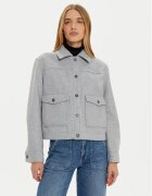 GUESS Jachetă cămașă W4BL27 WGIX2 Gri Regular Fit
