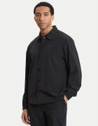GUESS Jachetă cămașă Z6GH01 W2357 Negru Regular Fit