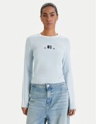 GUESS JEANS Bluză W6RI17 J1314 Albastru celest Regular Fit