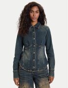 GUESS JEANS cămașă de blugi W5BH47 D4ON3 Regular Fit