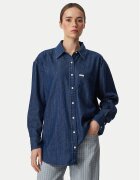 GUESS JEANS cămașă de blugi W6YHC2 D1195 Relaxed Fit
