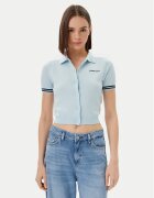 GUESS JEANS Cardigan W5GR03 Z3HO2 Albastru celest Regular Fit