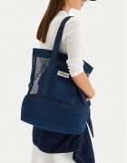 GUESS JEANS Geantă CWBEO-GUESS-M-004-09 Bleumarin