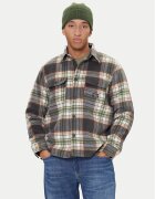 GUESS JEANS Jachetă cămașă M5BH68 WI542 Gri Regular Fit