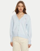 GUESS JEANS Pulover W4BR16 Z3HO2 Albastru celest Regular Fit