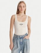 GUESS JEANS Top W6RP20 KA0H1 Écru Slim Fit