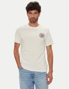 GUESS JEANS Tricou M5YI04 K8HM0 Écru Regular Fit