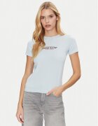 GUESS JEANS Tricou W4YI03 J1314 Albastru celest Slim Fit