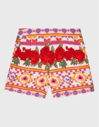 GUESS Pantalon scurți din material K3GD06 WFBN0 Relaxed Fit