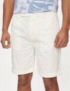 GUESS Pantalon scurți din material Noah M4GD14 WG3QA Écru Slim Fit